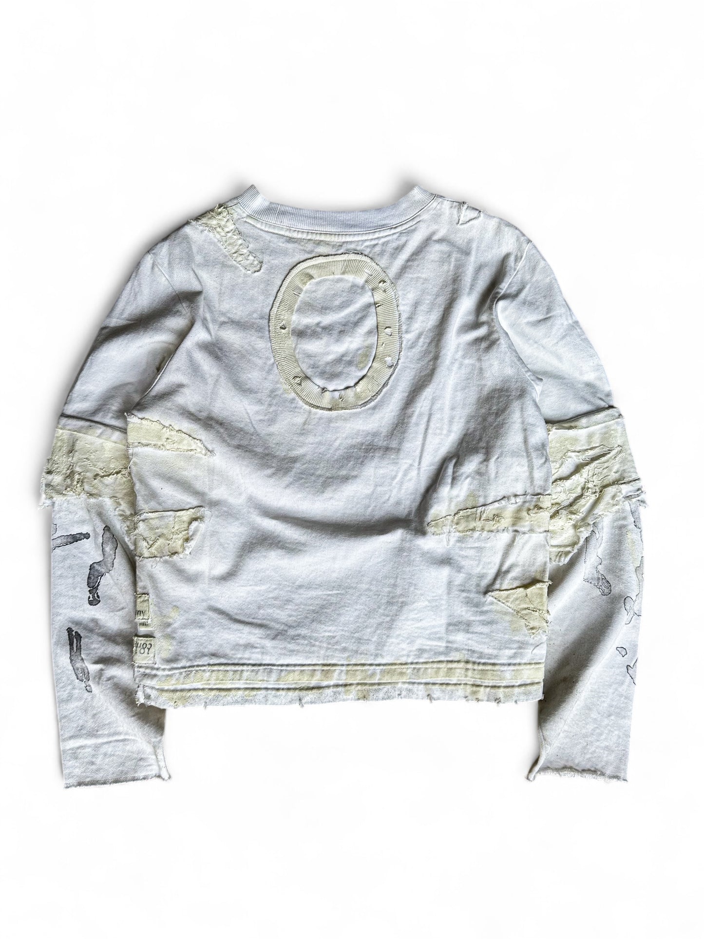 Waxxed Longsleeve Weiß