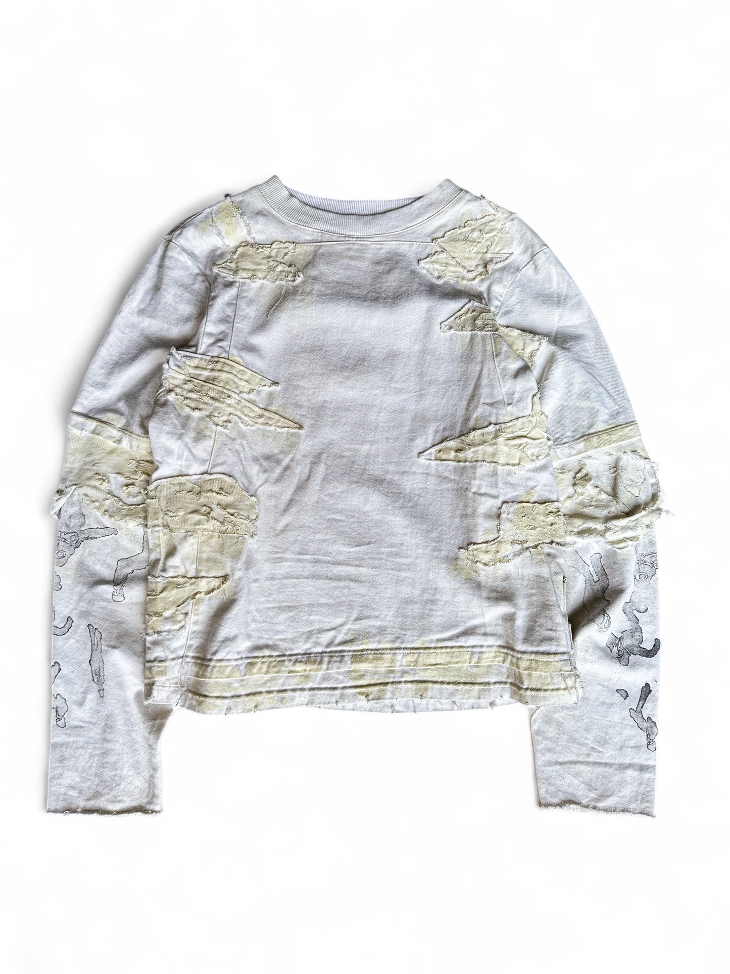 Waxxed Longsleeve Weiß