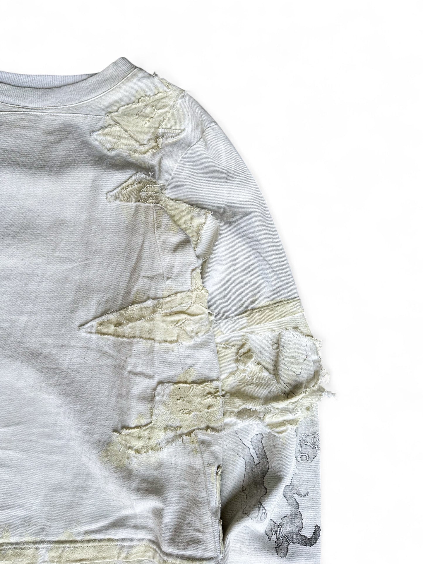Waxxed Longsleeve Weiß