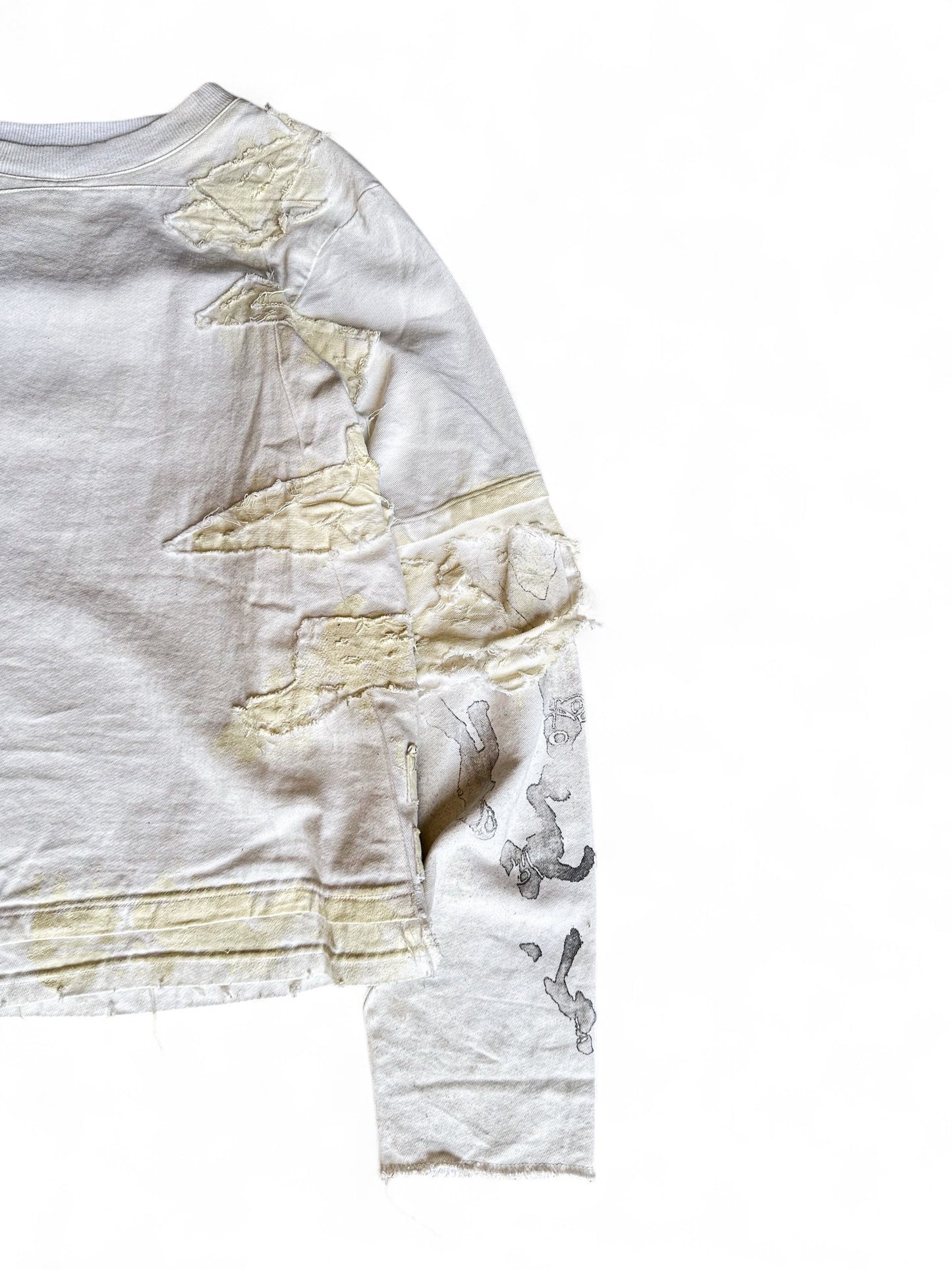 Waxxed Longsleeve Weiß