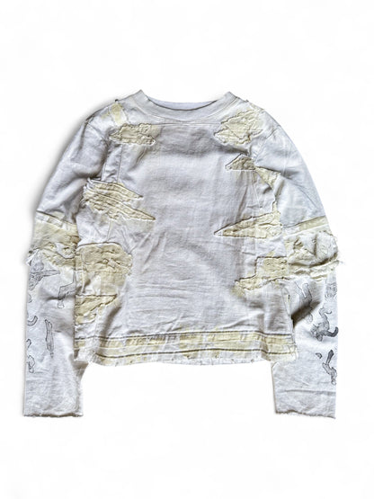 Waxxed Longsleeve Weiß