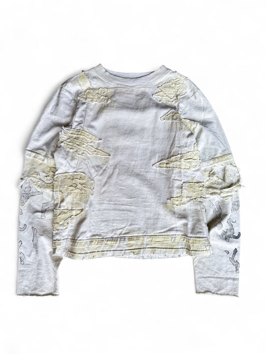 Waxxed Longsleeve Weiß