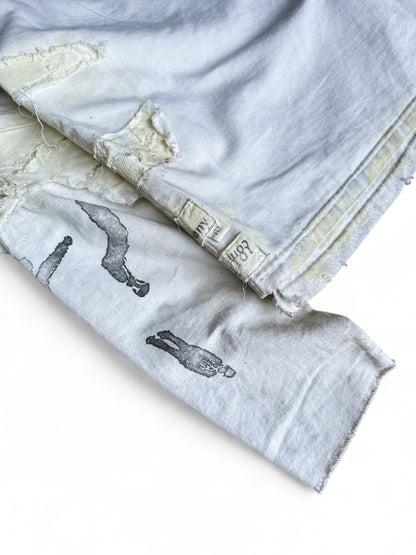 Waxxed Longsleeve Weiß