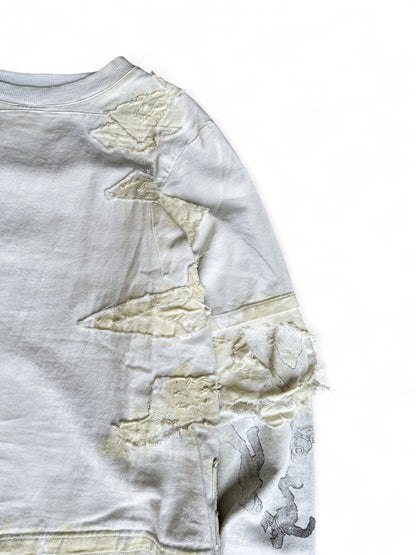 Waxxed Longsleeve Weiß